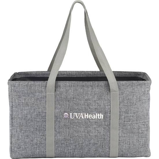 UVA Health System Tote, Oversize Carry-All Graphite - 14 POINTS