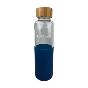 UVA Health System 20 Oz. Glass Bottle Blue - 10 POINTS