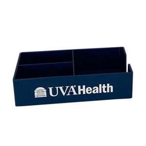 UVA Health System Navy Desk Tray - 5 POINTS
