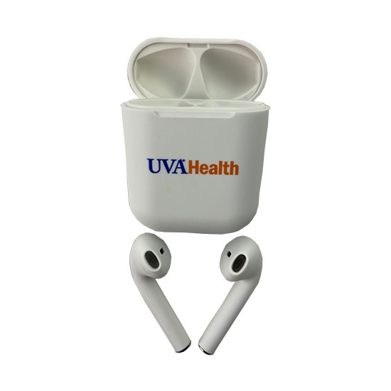 UVA Health System Earbuds Wireless+Charging Case - 25 POINTS