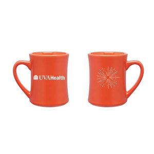 Bedford Ceramic 15 oz Mug Orange - 6 POINTS