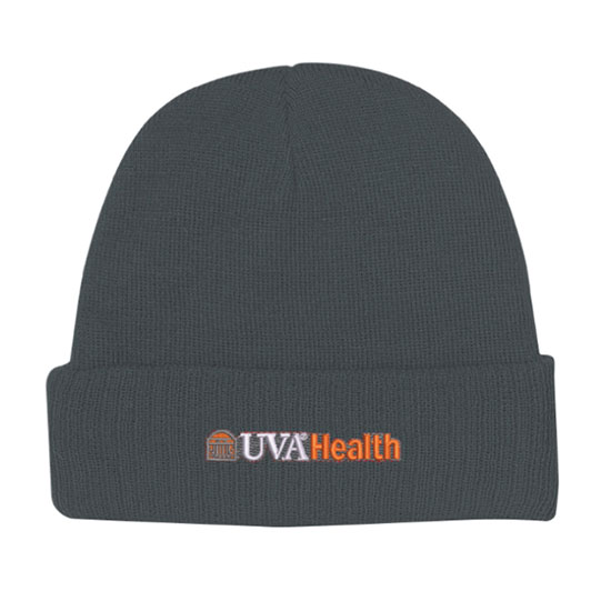 Beanie, Knit w/Cuff Grey - 7 POINTS