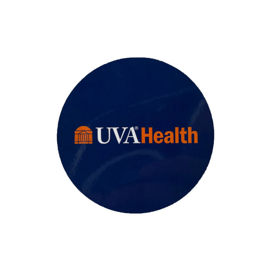 UVA Health Round Coaster - 3 1/2"
