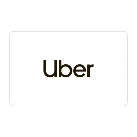 UVA Health System $25 Uber Gift Card - 25 POINTS
