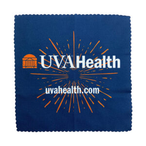 UVA Health Microfiber Cloth 6X6 w/ Pouch - 2 POINTS