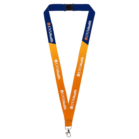 UVA Health System Lanyard, 3/ 4" w safety release - 2 POINTS