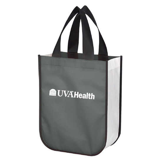 UVA Health System Mini Shopper Tote - Grey - 2 POINTS