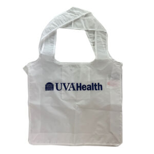 UVA Health Foldable & Reusable White Eco-Friendly Tote - 4 POINTS